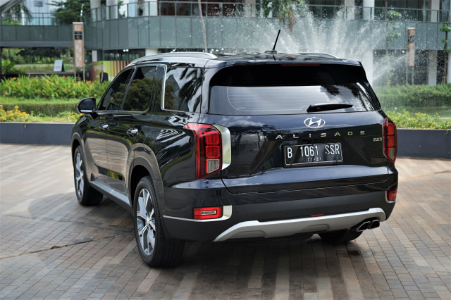 Tampilan belakang Hyundai Palisade. Foto: Muhammad Ikbal/kumparan