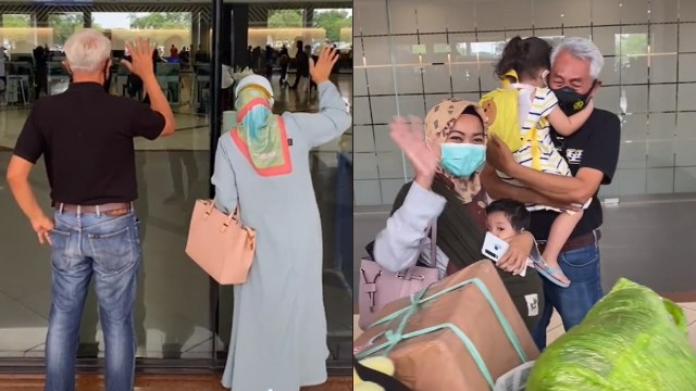 Momen pertemuan keluarga setelah lama terpisah. (Foto: @nakgununggg/TikTok)