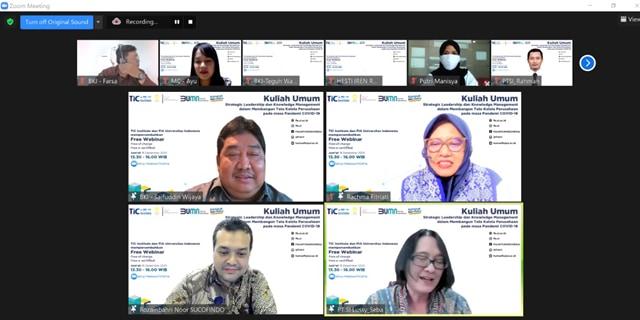 “Webinar Kuliah umum Kolaborasi TI Institute dan FIA UI dalam Kampus Merdeka-Merdeka Belajar