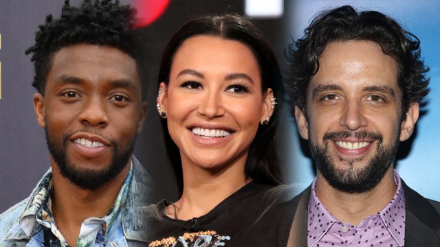 Chadwick Boseman, Naya Rivera, dan Nick Cordero. Foto: AFP, IMDb, dan AP