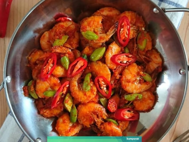 Udang Balado Pedas, Sumber: Kumparan