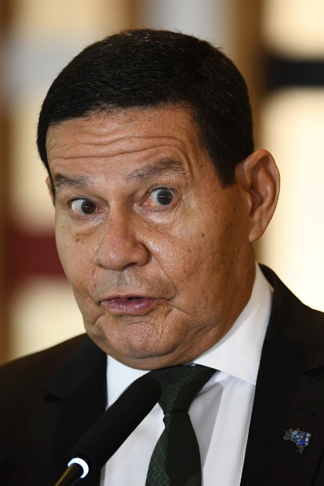 Wakil Presiden Brasil Hamilton Mourao. Foto: EVARISTO SA / AFP