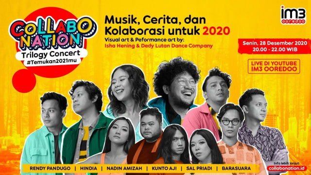 Collabonation Trilogy Concert #Temukan2021mu, Bercerita Tentang Tahun 2020 (61871)