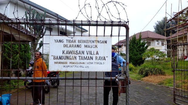 Suasana di villa di Desa Gintungan, Bandungan, Semarang, Jawa Tengah, yang disebut sebagai pusat latihan jaringan teroris Jamaah Islamiyah (JI). Foto: Dok. Istimewa