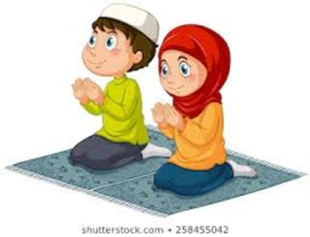 Ilustrasi Membaca Sholawat. Sumber: Shutterstock.com