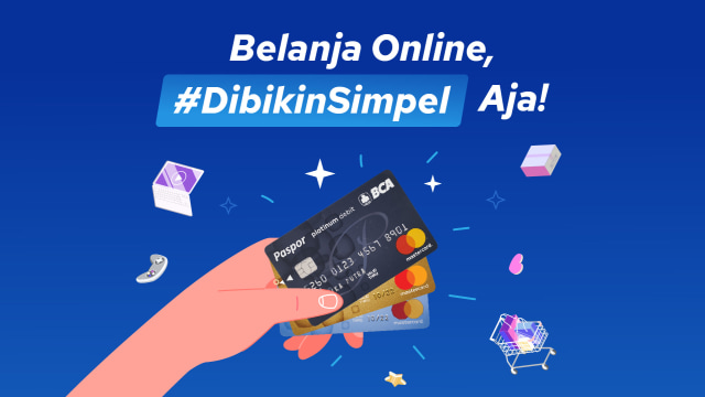 Belanja online #DibikinSimpelAja dengan kartu debit BCA Mastercard. Foto: kumparan/Anisti Fakhirah.