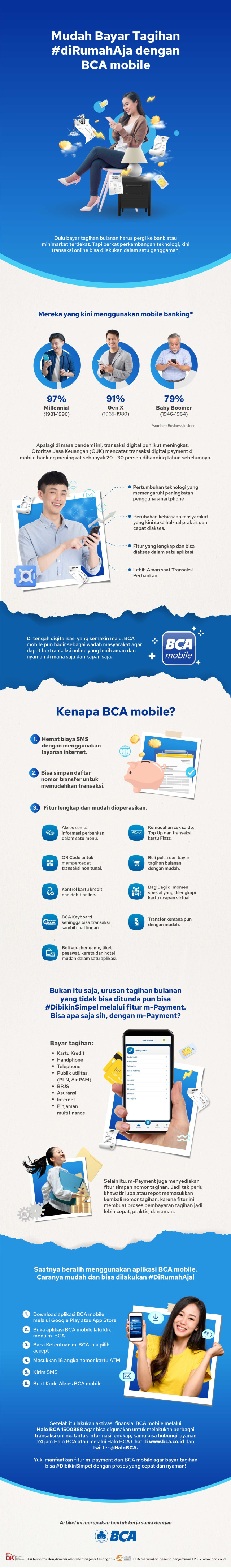 m-Payment BCA mobile bisa jadi solusi bayar tagihan agar bisa #DibikinSimpel. Foto: kumparan/Anisti Fakhirah.