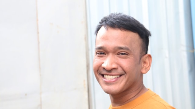 Ruben Onsu ketika ditemui awak media di Jakarta, Senin (6/8). Foto: Munady Widjaja