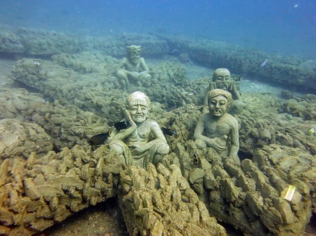 Salah-satu struktur terumbu karang buatan di perairang Buleleng, Bali - IST