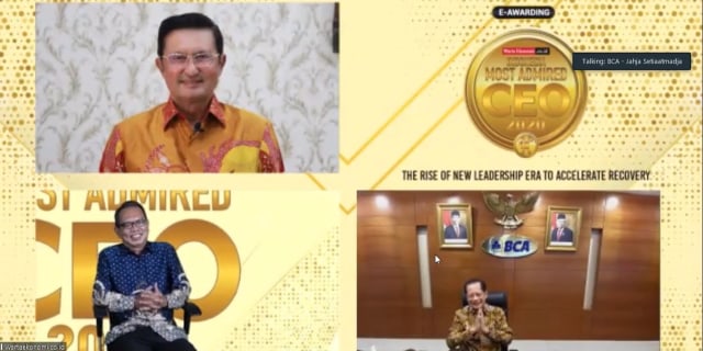 BCA meraih penghargaan Indonesia Most Admired CEO 2020. Foto: dok BCA