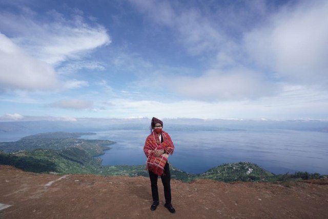 Sandiaga Uno saat kunjungan kerja di Danau Toba, Sumatera Utara  Foto: Dok. Tim Sandiaga Uno
