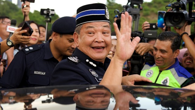 Inspektur Jenderal Polisi Malaysia, Abdul Hamid Bador. Foto: Mohd RASFAN/AFP