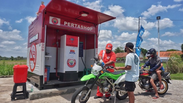 Layanan Pertashop Pertamina di Jawa Tengah dan DI Yogyakarta.  Foto: Pertamina