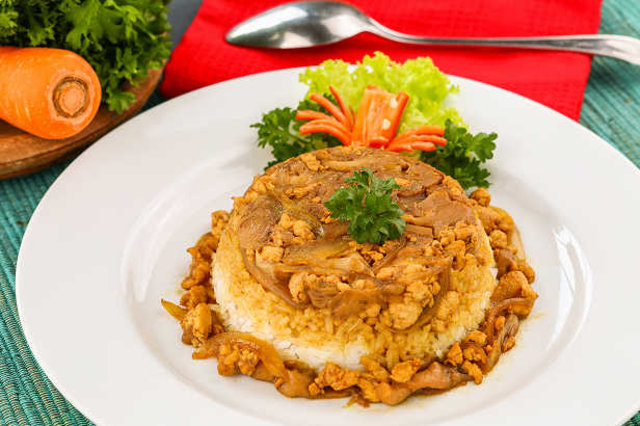 Nasi Tim Ayam Lembut, Foto: Dok. dapurkobe