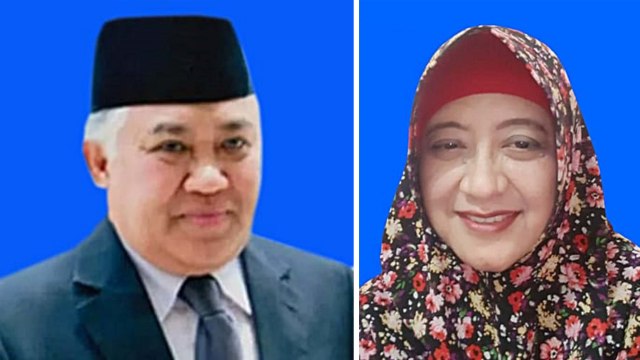 Din Syamsuddin dan Dr. Rashda Diana, LC MA. Foto: Dok. Istimewa