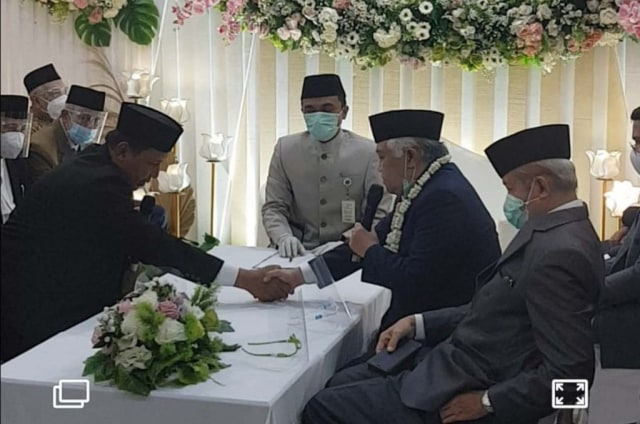 Foto: Prosesi Pernikahan Din Syamsuddin dan Rashda Diana