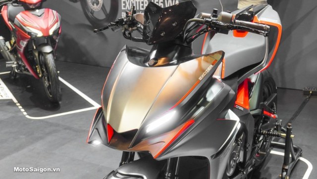 Tampilan depan Yamaha F155. Foto: dok. Motosaigon