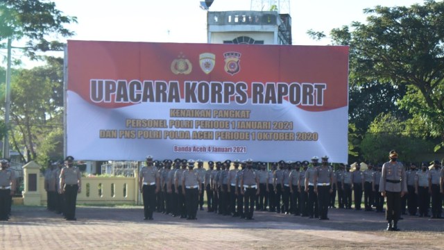 1.735 Polisi Aceh Naik Pangkat (18993)