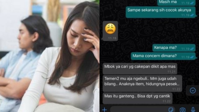 Percakapan Ibu Suruh Anak Putusin Pacarnya Karena Faktor Fisik Warganet Nyinyir Kumparan Com