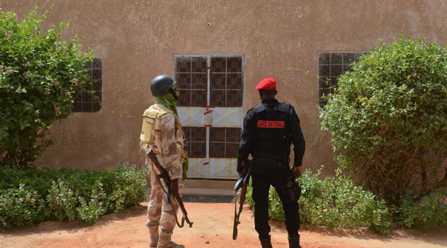 Ilustrasi pengamanan di Kota Niamey, Niger. Foto: BOUREIMA HAMA/AFP