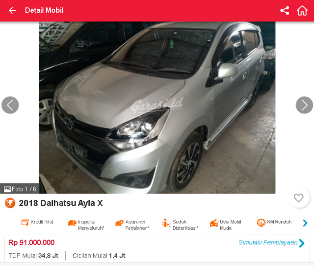 Daihatsu Ayla Bekas Tahun Muda Harganya Rp 69 Jutaan! (65704)