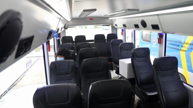 Foto: Trans Koetaradja Uji Coba Bus Listrik BYD untuk Angkutan Umum di Aceh (320895)