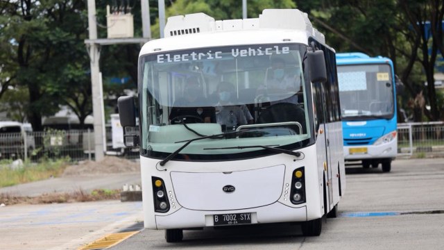 Foto: Trans Koetaradja Uji Coba Bus Listrik BYD untuk Angkutan Umum di Aceh (320897)