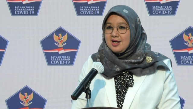 Jubir vaksinasi perwakilan Kemenkes, dr. Siti Nadia Tarmizi.  Foto: Satgas COVID-19