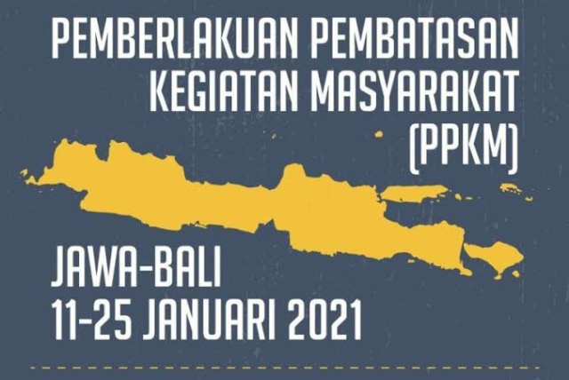 Pemberlakuan Pembatasan Kegiatan Masyarakat (PPKM) Jawa Bali mulai dilaksanakan hari ini Senin (11/1).﻿