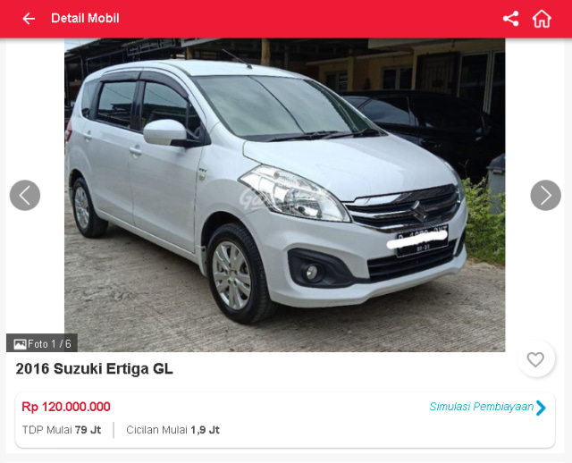 Berburu Suzuki Ertiga Bekas di Bawah Rp 100 Juta (31674)
