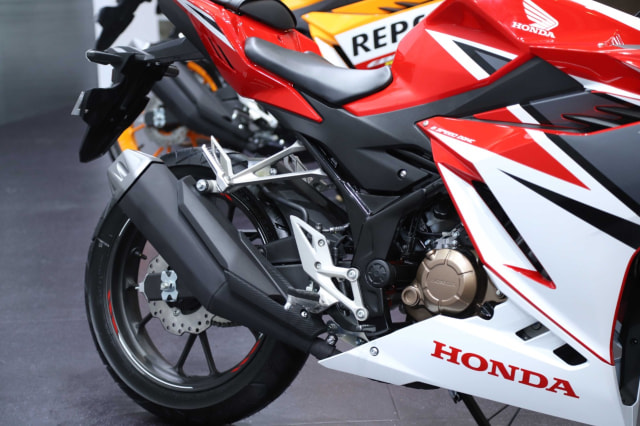 Desain knalpot all new Honda CBR150R. Foto: dok. AHM