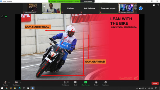 Astra Motor Kalbar memberikan edukasi safety riding secara online. Foto: Dok. Astra Motor Kalbar