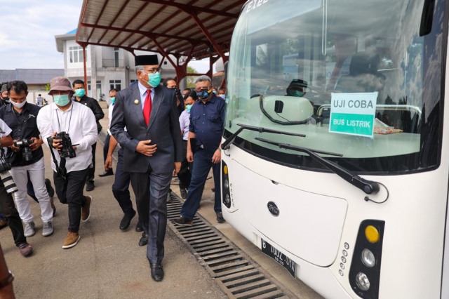 Gubernur Aceh Uji Coba Bus Listrik Trans Koetaradja: Bakal Beli 6 Unit Tahun Ini (298907)