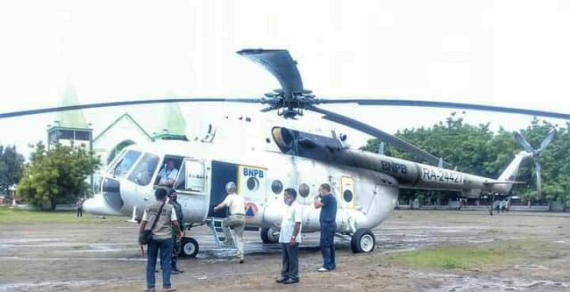 Helikopter BNPB Antar Bantuan Logistik Pencegahan Corona Untuk ...