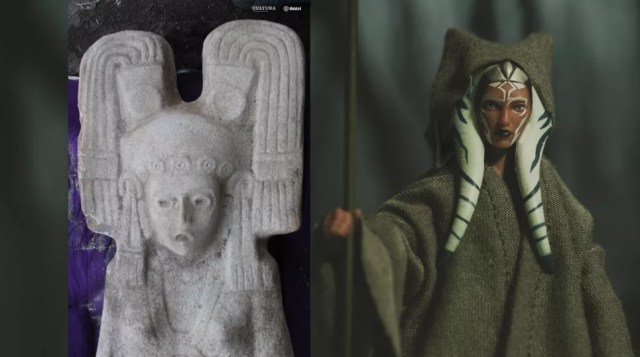Petani Ini Temukan Patung Wanita Misterius dengan Hiasan Kepala Mirip Star Wars (71690)