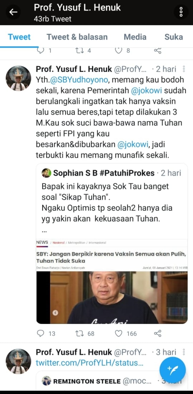 USU Panggil Guru Besar yang Sebut SBY Bapak Mangkrak dan AHY Bodoh (128333)