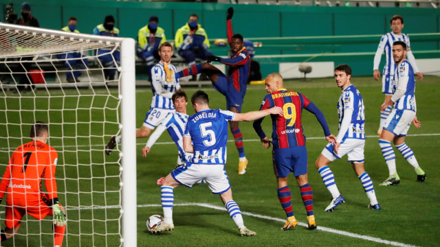 Real Sociedad vs Barcelona. Foto: REUTERS/Jon Nazca