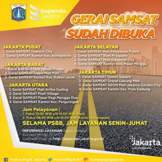 Samolnas Tak Bisa Diakses, Warga Jakarta Bayar Pajak Kendaraan Bisa Lewat Ini (423311)