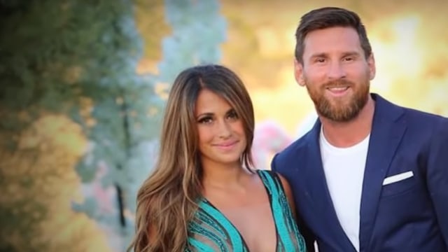 Antonella Roccuzzo adalah wanita yang nyaris seumur hidupnya selalu berada di samping Lionel Messi. Foto. dok: Youtube/SoccerStories - Oh My Goal