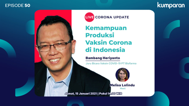 Live Corona Update: Kapasitas Produksi Vaksin Corona di Indonesia (70525)