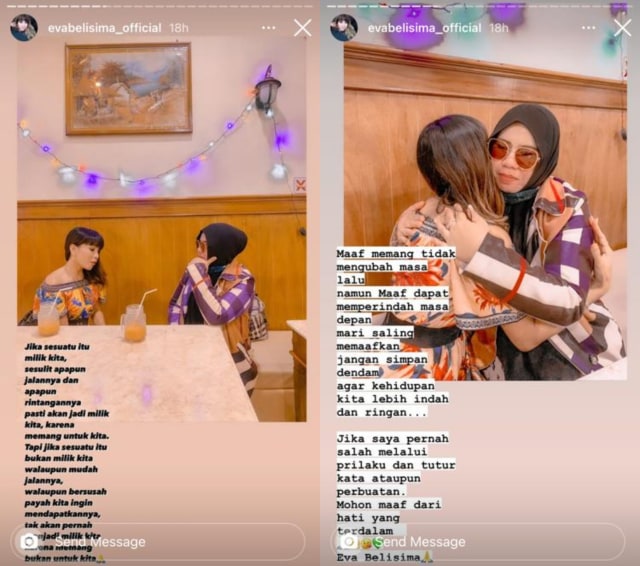 Eva Belisima Unggah Foto Sedang Peluk Istri Pertama Kiwil: Mari Saling Memaafkan (31990)