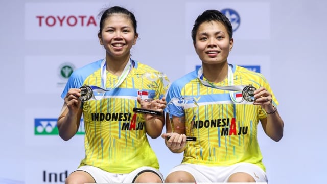 Greysia Polii dan Apriyani Rahayu juara Thailand Open. Foto: Dok BWF