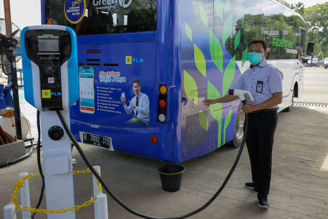 Foto: Melihat Lebih Dekat Bus Listrik yang Diuji Coba Trans Koetaradja di Aceh (15366)