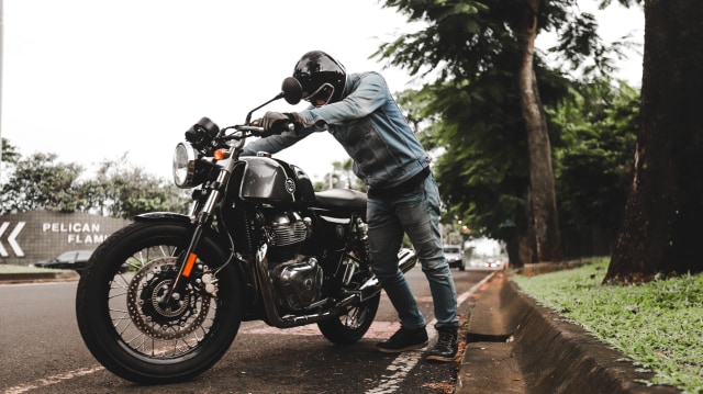 Royal Enfield Continental GT 650. Foto: Bangkit Jaya Putra/kumparan
