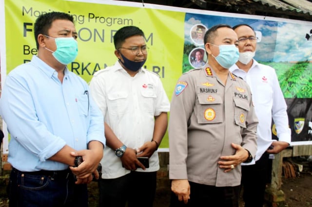 Baharkam Polri Kunjungi Lahan FKDB On Farm di Lampung (1)