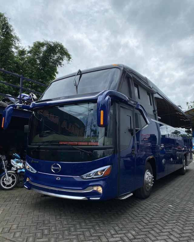 Bus TNI AU buatan karoseri Piala Mas Foto: dok. instagram.com/karoseripialamasofficial