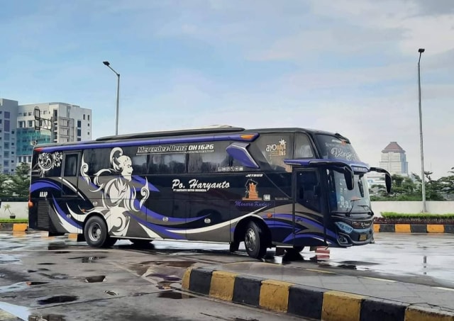 Bus PO Haryanto. Foto: dok. Instagram Haryanto Mania