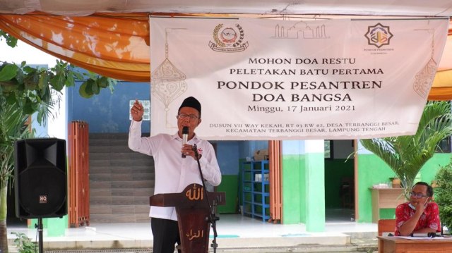 PELETAKAN BATU PERTAMA PONDOK PESANTREN DOA BANGSA LAMPUNG (2)