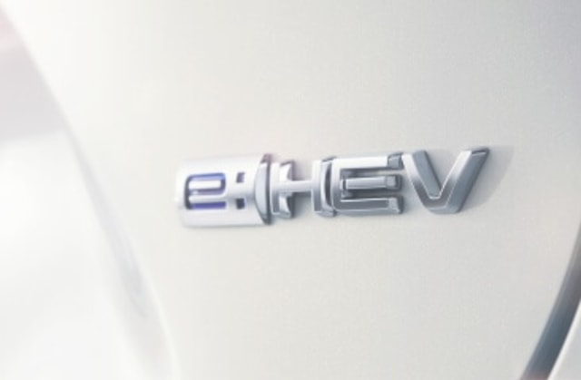Logo teknologi hybrid Honda e:HEV 2021. Foto: Honda Motor Japan