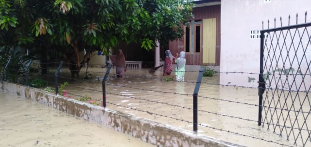 Hujan Lebat Sebabkan Banjir di Kabupaten Pidie.
 Foto: Dok. BNPB